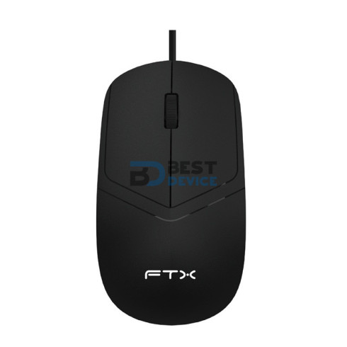 MOUSE FTX M47 1200DPI/3 BOT/USB/NEGRO