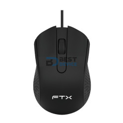 MOUSE FTX M62 1200DPI/3 BOT/USB/NEGRO