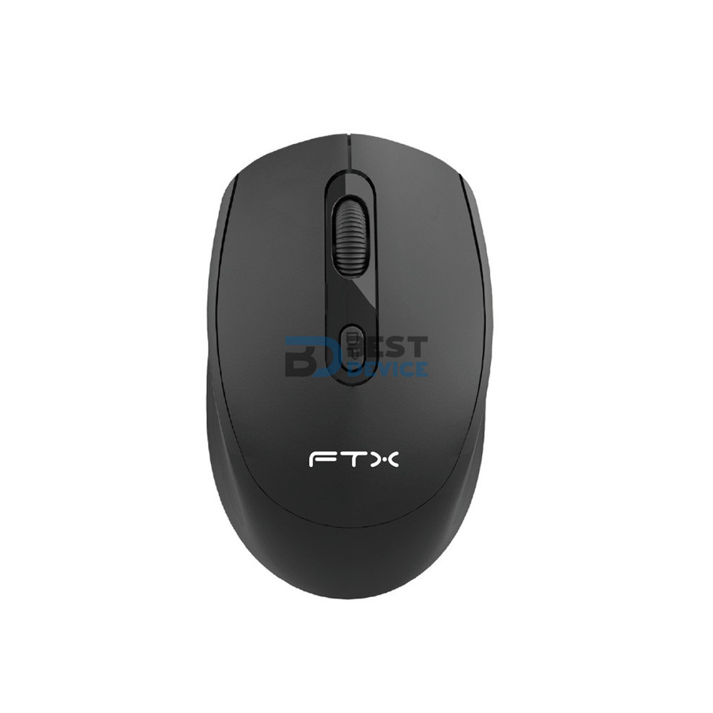 MOUSE FTX MW21 1600DPI/4 BOT/WIR/NEGRO-GRIS