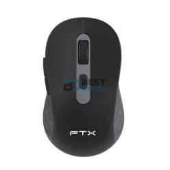 MOUSE FTX MW44 1600DPI/4 BOT/WIR/NEGRO-GRIS