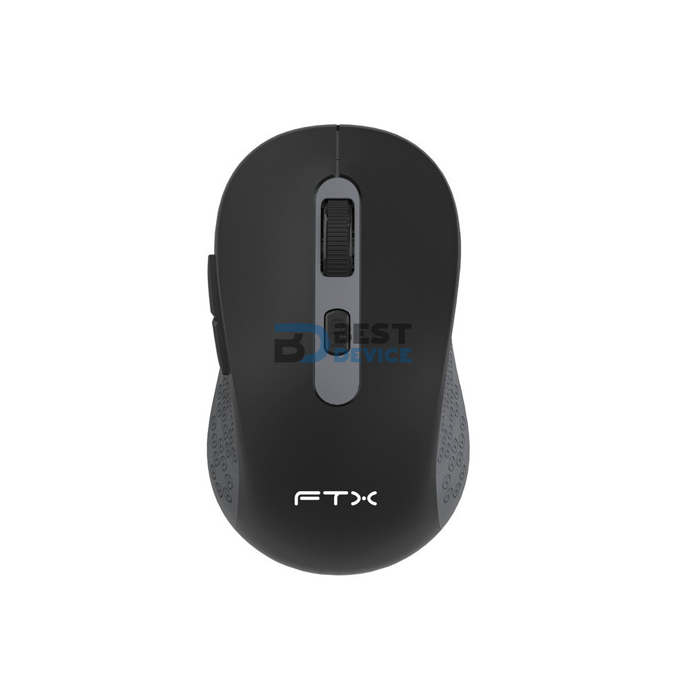 MOUSE FTX MW44 1600DPI/4 BOT/WIR/NEGRO-GRIS