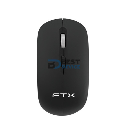 MOUSE FTX MW71 1600DPI/4 BOT/WIR/NEGRO