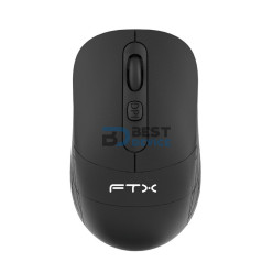 MOUSE FTX MW73 2400DPI/4 BOT/WIR/NEGRO