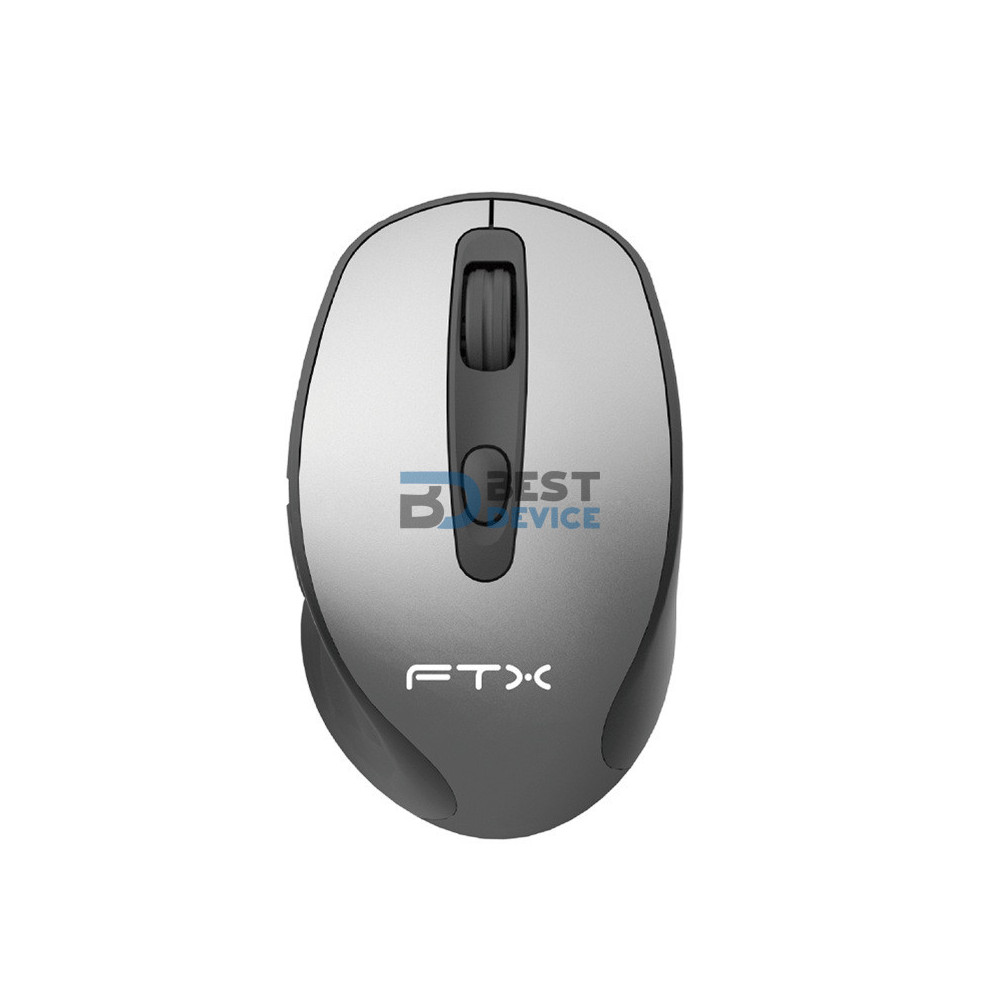 MOUSE FTX MWB40 1600DPI/4 BOT/WIR/BT/GRIS-NEGRO