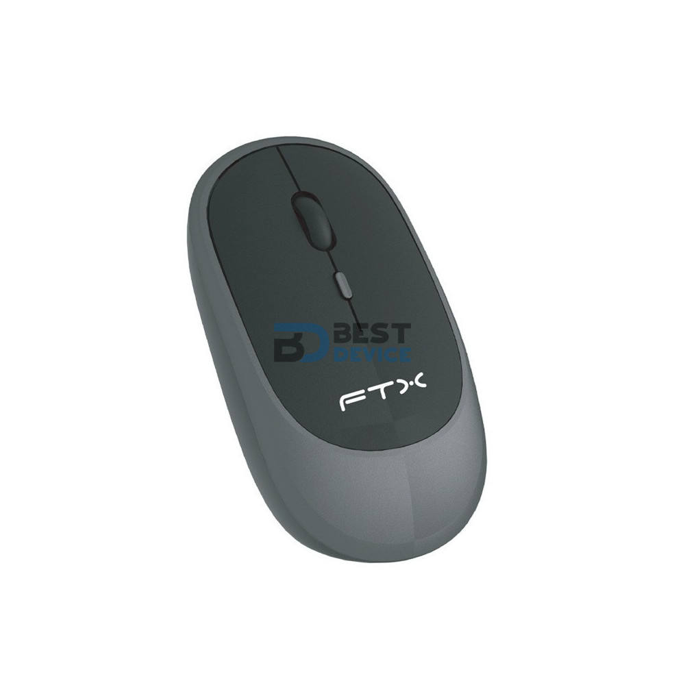 MOUSE FTX MWB59 1600DPI/4 BOT/RECARGABLE/WIR/BT/NEGRO-GRIS