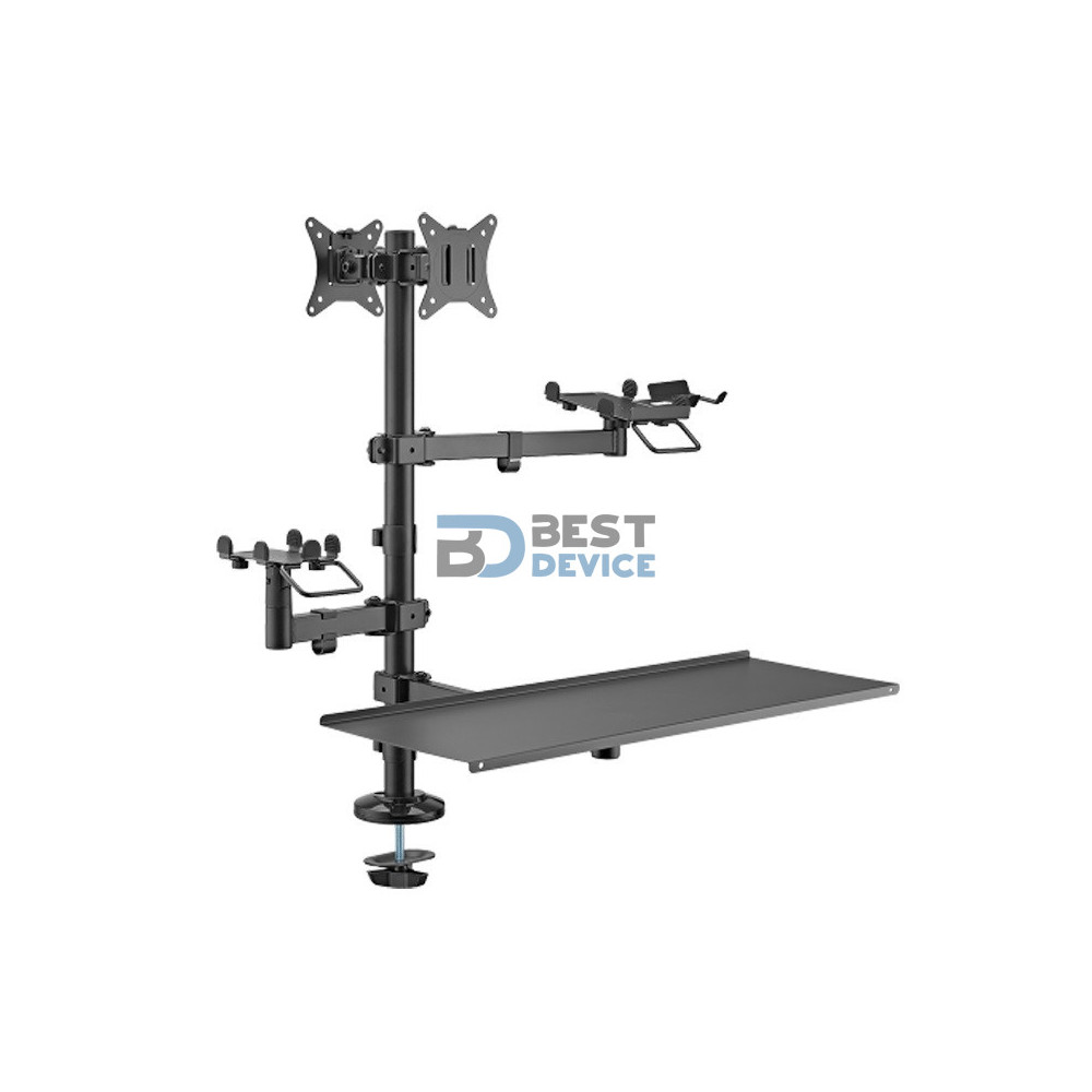 SOPORTE FTX PARA POS+ IMPRESORA+ 2 MONITORES 17" A 32"+ SCANNER FTX-02LD