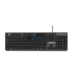 TECLADO FTX K87 NUM/POR/NEGRO-GRIS/USB