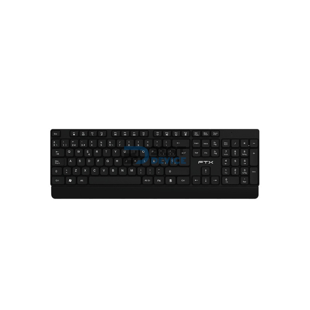 TECLADO FTX KW93 NUM/ESP/WIR/NEGRO
