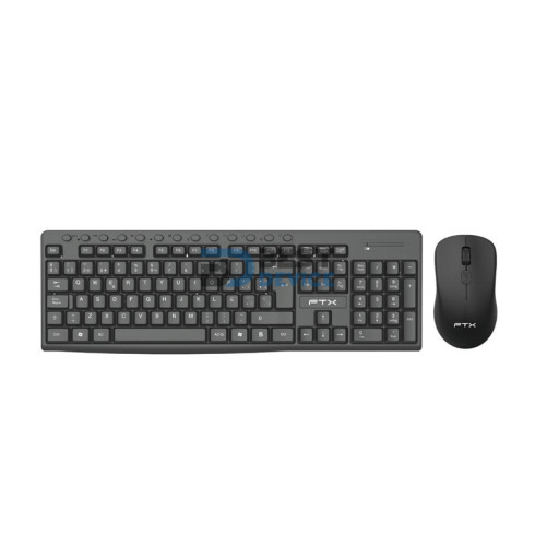 TECLADO+MOUSE FTX KM250 MULT/NUM/ESP/WIR/NEGRO