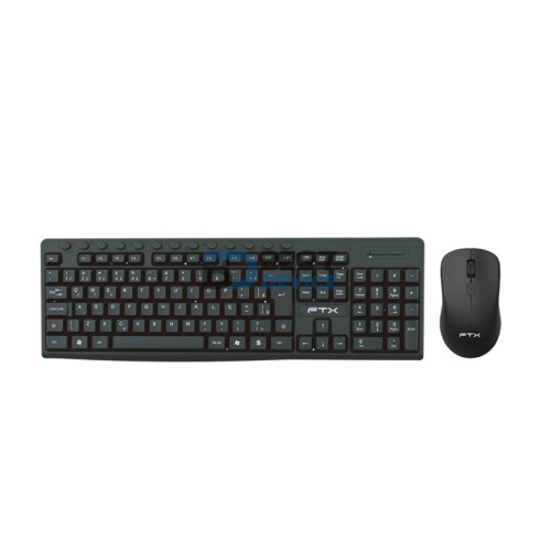 TECLADO+MOUSE FTX KM250 MULT/NUM/POR/WIR/NEGRO