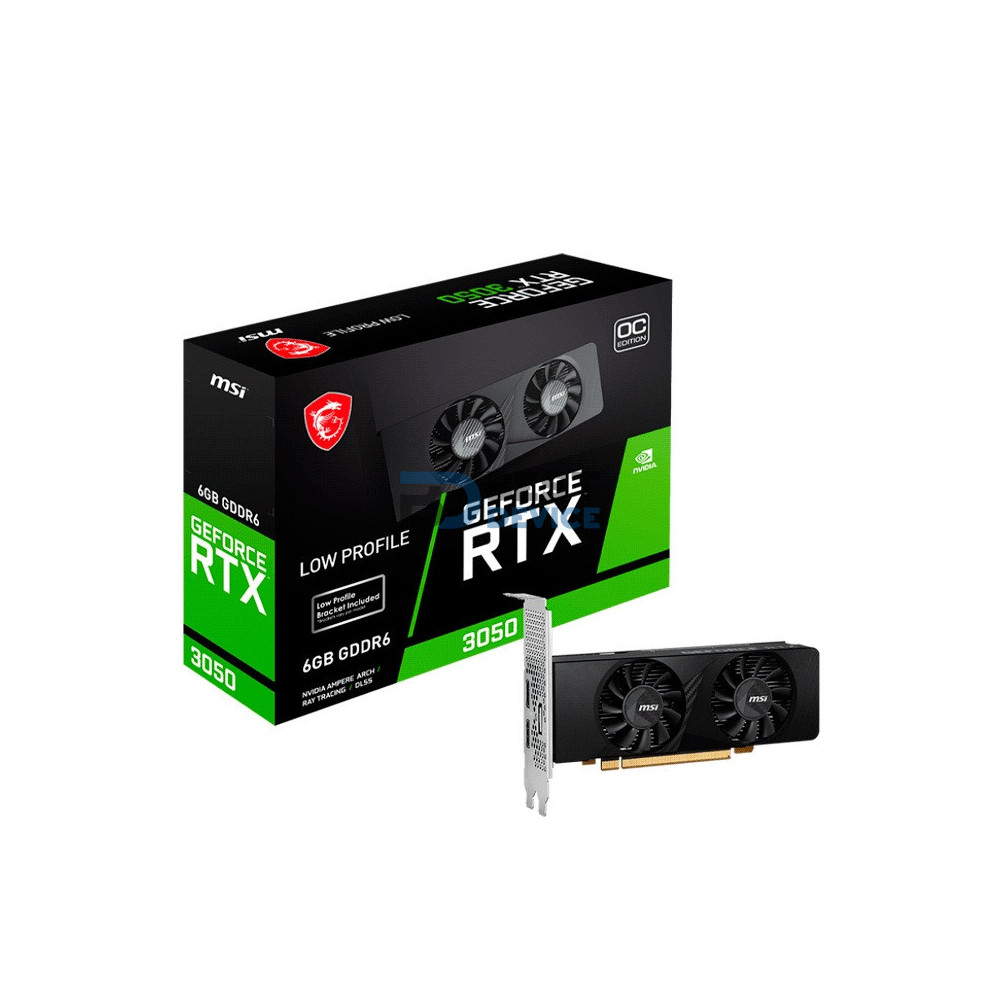 TARJETA GRÁFICA MSI RTX3050 LP 6G OC DD6 912-V812-223
