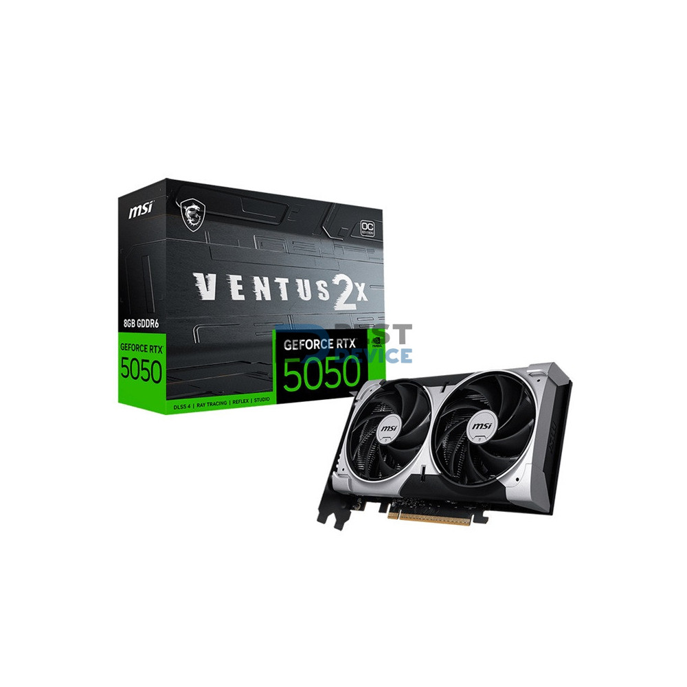 TARJETA GRÁFICA MSI RTX5050 VENTUS 2X 8G OC DD6 912-V538-020