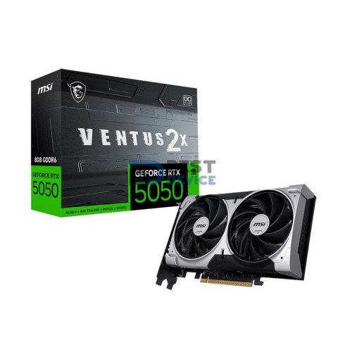 TARJETA GRÁFICA MSI RTX5050 VENTUS 2X 8G OC DD6 912-V538-020