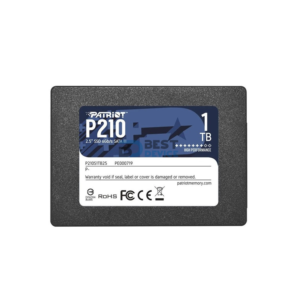 SSD PATRIOT 1TB P210 2.5" SATA3