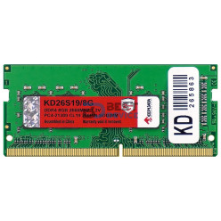 MEMORIA RAM PARA NOTEBOOK DDR4 KEEPDATA 8GB 2666 MHZ