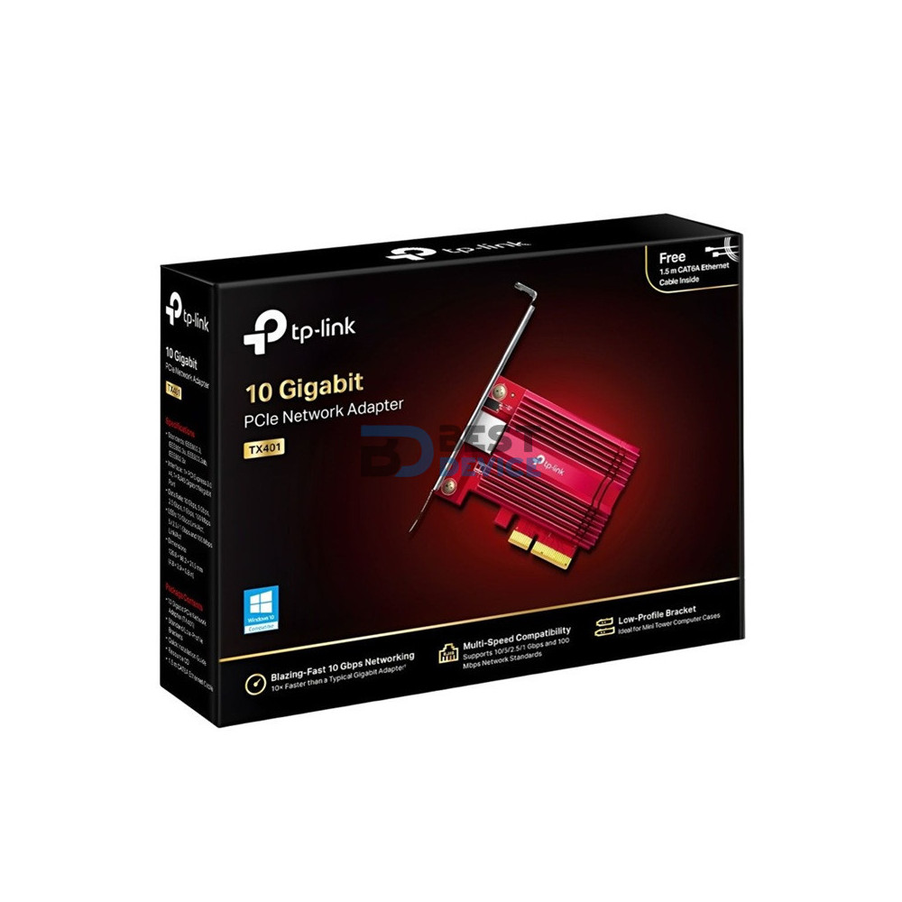 PLACA PCI EXPRESS TP-LINK TX401 RED/RJ45