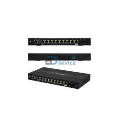 SWITCH UBIQUITI ER-12-BR 10PORT+2SFP POE IN/OUT