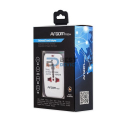 ADAPTADOR ARGOMTECH ARG-AC-0297WT DE VIAJE UNIVERSAL