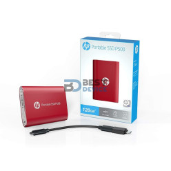 SSD EXTERNO HP 120GB 7PD46AA ABB P500 ROJO