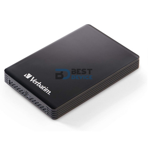 SSD EXTERNO VERBATIM 256GB VX460 70382 USB 3.1 NEGRO