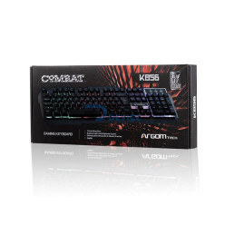 TECLADO GAMER ARGOMTECH ARG-KB-2056BK COMBAT GAMING USB