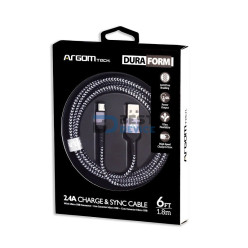 CABLE ARGOMTECH ARG-CB-0021BK MICRO USB TO USB 1.8M NEGRO