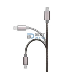 CABLE ARGOMTECH ARG-CB-0026GR MICRO USB TO USB 1M. GRIS