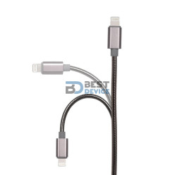 CABLE ARGOMTECH ARG-CB-0027GR LIGHTNING USB 2.0 METAL