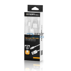 CABLE ARGOMTECH ARG-CB-0040 USB 2.0 LIGHTNING 10 PIES/1