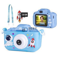 CÁMARA ARGOMTECH PARA SELFIE ARG-AC-9181BL IPS/40MP/FHD/USB PARA NIÑOS