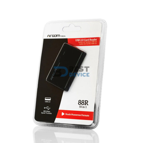 LECTOR DE TARJETA ARGOMTECH ARG-CR-0088 UNIVERSAL 55 EN 1
