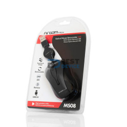 MOUSE ARGOMTECH ARG-MS-0008BK RETRACTIL NEGRO