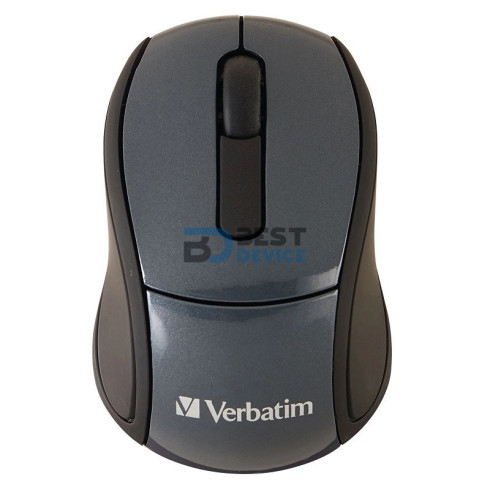 MOUSE VERBATIM INALAMBRICO 97470 MINI TRAVEL GRIS