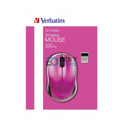 MOUSE VERBATIM INALAMBRICO 97669 NANO ROJO
