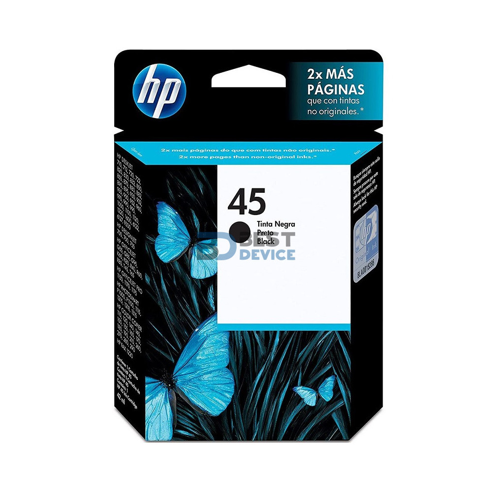 TINTA HP 51645AL 45 NEGRO
