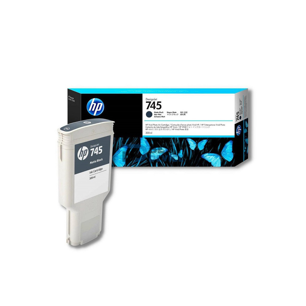 TINTA HP 745 F9K05A NEGRO MATTE 300 ML