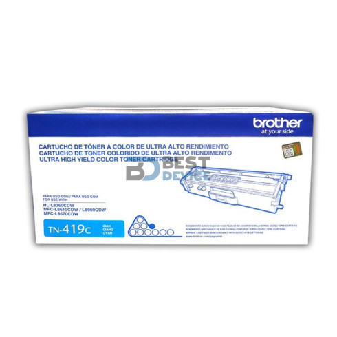 TONER BROTHER TN419C CYAN (8900C/8360C)