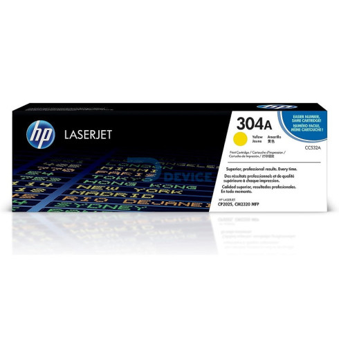 TONER HP CC532A (304A) AMARILLO