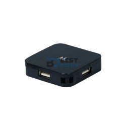 ADAPTADOR HUB MTEK HB-420 4 PUERTOS USB 2.0 NEGRO