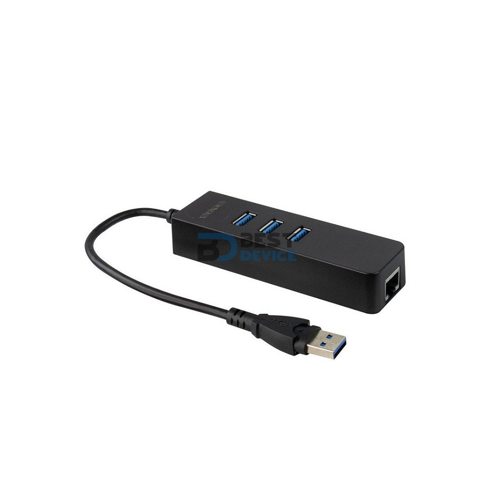 ADAPTADOR SATE A-HUB41 USB 4 PUERTOS RJ45