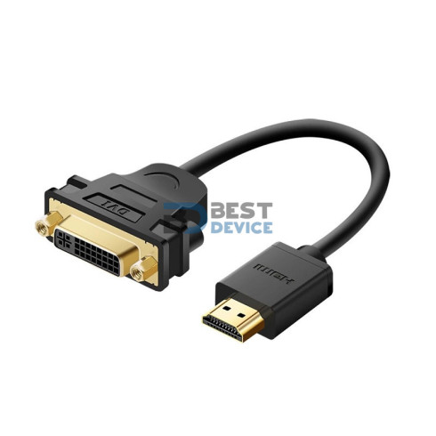 ADAPTADOR DVI HEMBRA A HDMI MACHO