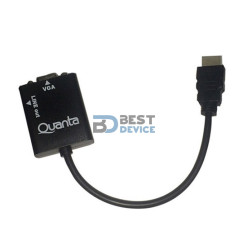 ADAPTADOR QUANTA HDMI A VGA QTHD34