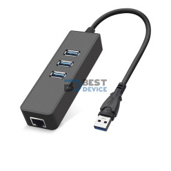 ADAPTADOR USB 3.0 A RJ45+3P USB LT-1169