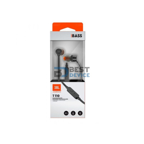 AURICULAR JBL T110 BLACK