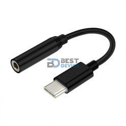 CABLE ADAPTADOR SATE USB-C (M) A AUDIO 3.5MM (H) AL-08