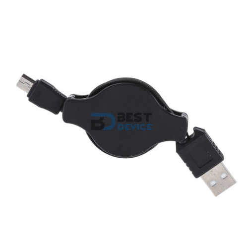 CABLE SATE RETRACTIL USB-A (M) A MINI USB (M) AL09