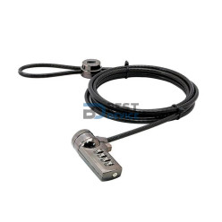 CABLE DE SEGURIDAD ARGOMTECH PARA NOTEBOOK ARG-KL-5001 CON CLAVE