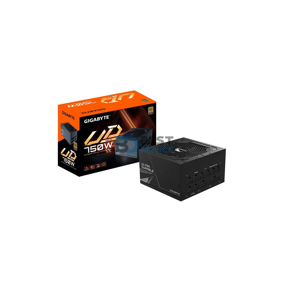 FUENTE GIGABYTE 750W 80PLUS GOLD FULL MODULAR GP-UD750GM