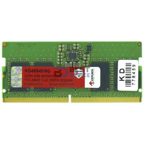 MEMORIA RAM PARA NOTEBOOK DDR5 KEEPDATA 8GB 4800 MHZ