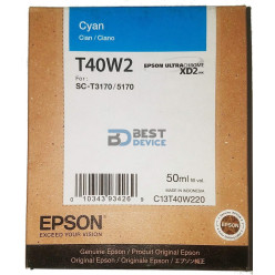 TINTA EPSON T40W220 CYAN ULTRACHROME (T3170)